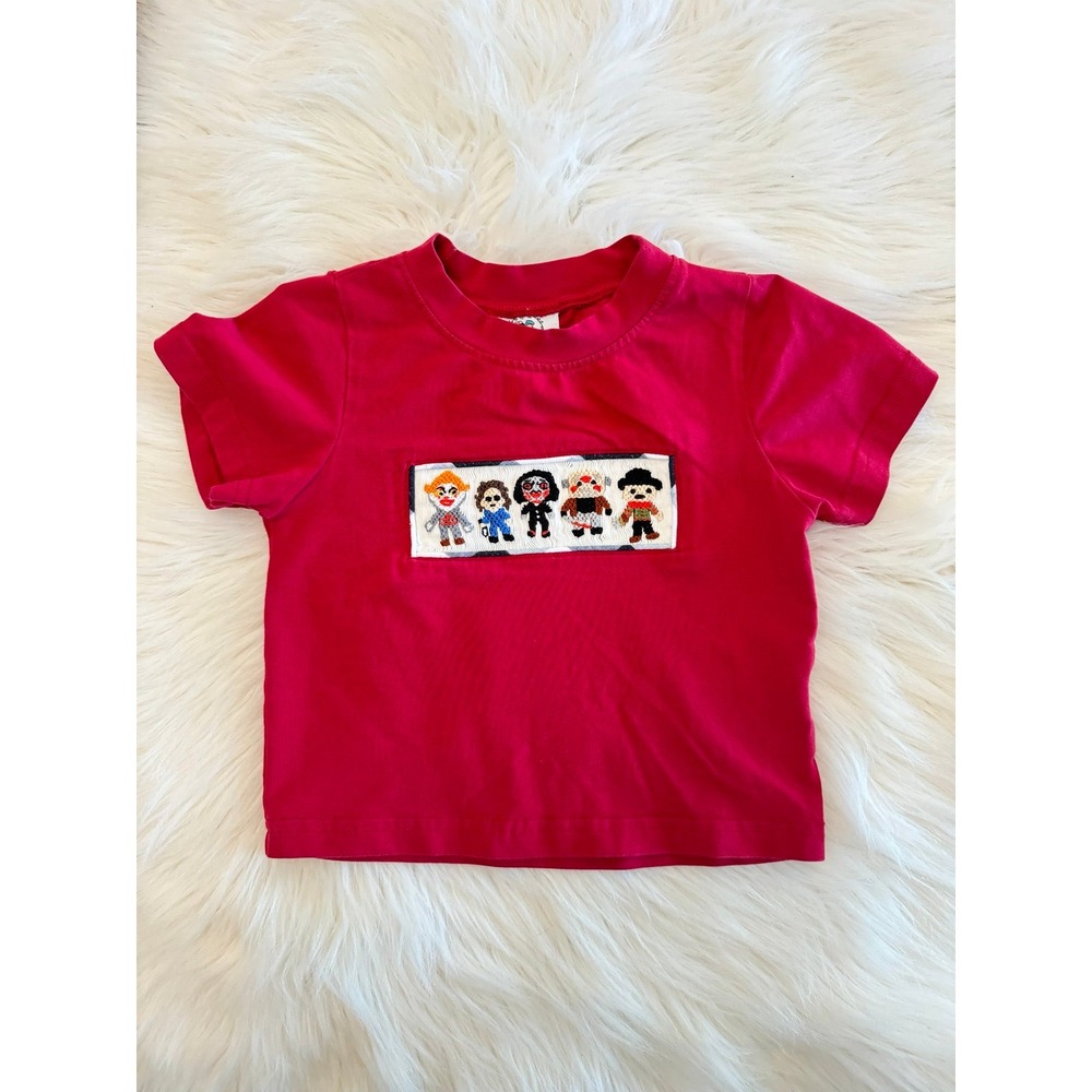 Halloween smocked shirt by southern darling smocks 9m